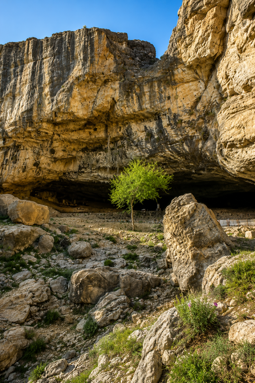 نمای اصلی غار ورا